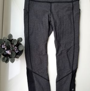 Lululemon Herringbone crops